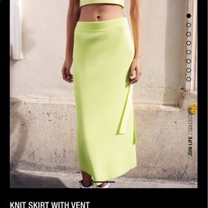ISO knit skirt
